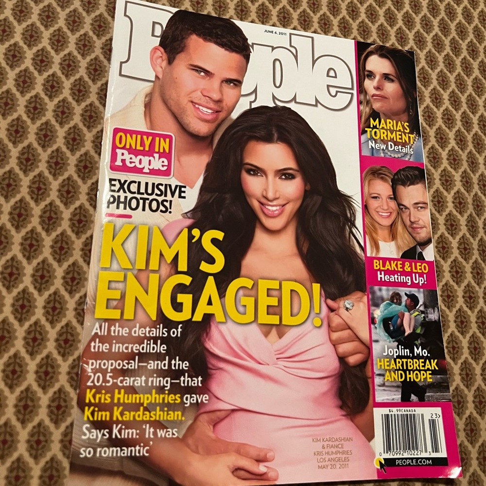 People Magazine - Kim Kardashian & Kris Humphries 2011